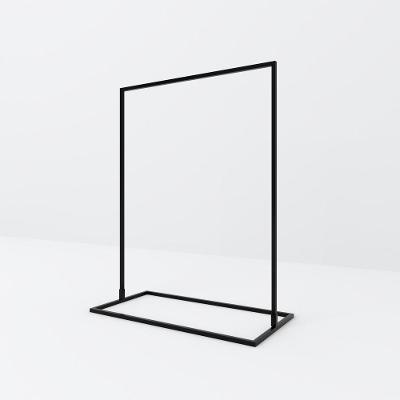 Arara Slyn 100 Baixa 100cm Aço Carbono com Pintura Eletrostática Preto Fosco Slyn
