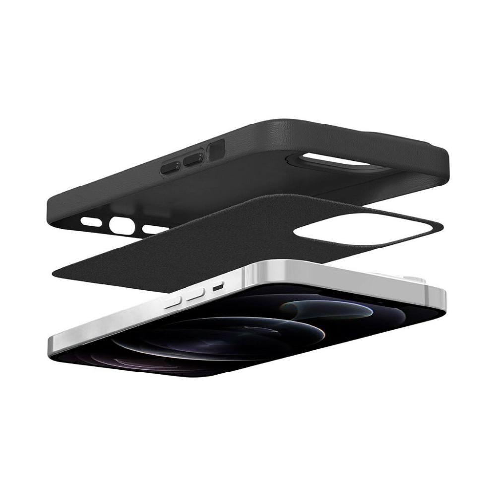 Capa Para Iphone 12 Pro Max - Couro Dual Preta - Gshield - 2