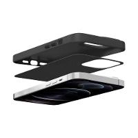 Capa Para Iphone 12 Pro Max - Couro Dual Preta - Gshield - 2