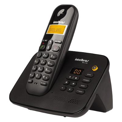 Telefone sem Fio Intelbras TS3130 Secretária Eletrônica com Agenda 70 Contatos e Memória de Chamadas