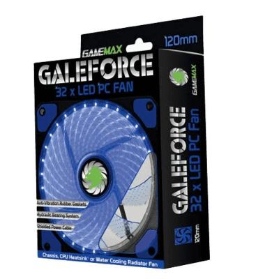 Ventoinha Gamemax GF12B 12cm 32 Leds Azuis Bearing Hidráulico Azul