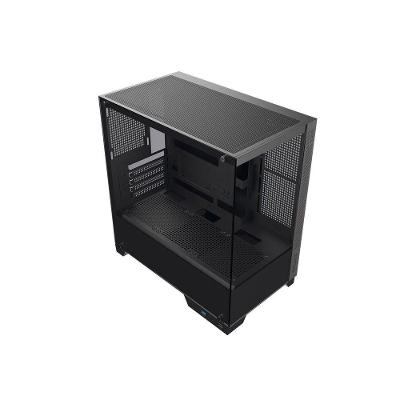 Gabinete Gamer Twr Black Vulcan Mid Tower Mini ITX Vidro Temperado com Painel Lateral Transparente