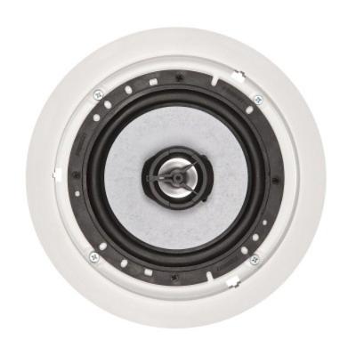 Arandela Redonda Fiamon 6" Coaxial 50W RMS 8R 1 Canais para Som Ambiente Branco