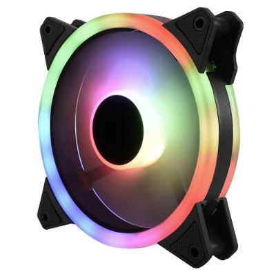 Cooler Gamer F12dargb Double Ring com Leds ARGB e Baixo Ruído 1100 RPM 30,48CFM Preto Evus