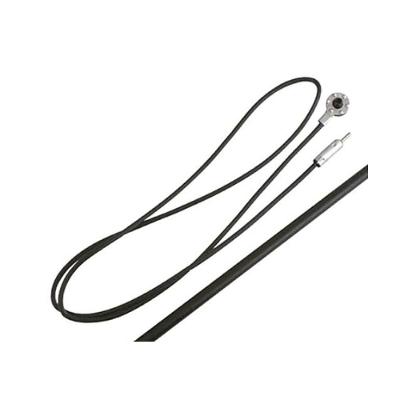 Antena Permak Ref.100-b com Recepção AM e FM Estável Conector Plug-DIN Preto