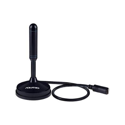Antena Digital Aquário Dtv-150 5 em 1 VHF-UHF-FM-HDTV-4K com Ganho 3dBi Uso Interno Preto