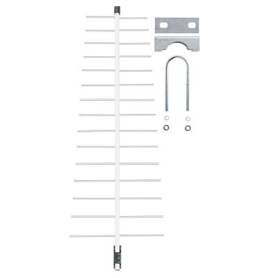 Antena Externa Aquário LU-30 Alto Ganho 14dBi Filtro 4G 470-698 Mhz 75Ohm Preto