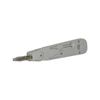 Alicate de Inserção Punch Down HK-307 Conecta e Corta Fios RJ11 e RJ45 com Espátula e Gancho Preto