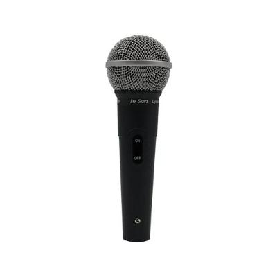 Microfone LS58 com Cápsula de Alta Sensibilidade e Acabamento Chumbo Cinza Leson