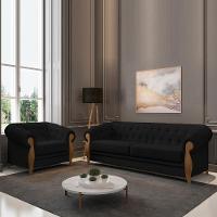 Kit Sofa 244 Cm E Poltrona Decorativa Murano Veludo Sl 944 Moll Sl 944 - 15
