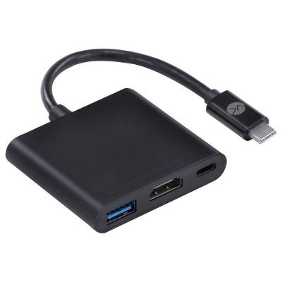 Adaptador Hub HCHUC-20 USB Tipo C HDMI 4K USB 3.0 Preto Vinik