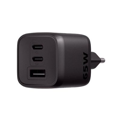 Carregador Intelbras EC 21 POWER 65W Gan 3 Portas USB 65W Preto 1 Unidade