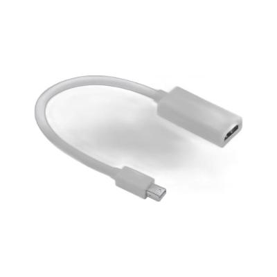 Adaptador Mdp H15cm Conversão Mini Displayport para HDMI Cobre AWG 30 Branco Vinik