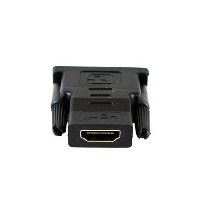 Adaptador C-097 DVI Macho para HDMI Fêmea Conversor Digital 24+1 Preto Evus