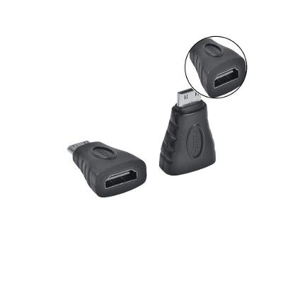 Adaptador Mini HDMI Macho X HDMI Fêmea AHF-MH Bidirecional 19 Pinos Preto Vinik