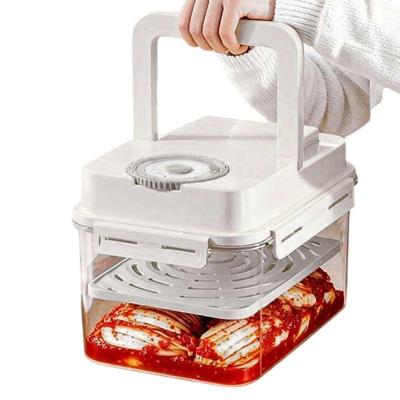 Caixa de Fermentação BSL3919 4L Conservas Vedação Hermética Branco AB Mídia