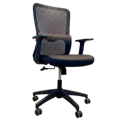 Cadeira Diretor Comfort Vision 1 Presidente Tela Mesh Base Giratória com Ajuste de Altura Preto