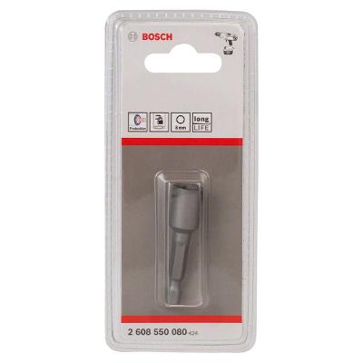 Soquete Canhão Magnético Extra Hard M5 8mm 50mm com Ímã Permanente Aço de Alta Qualidade Bosch