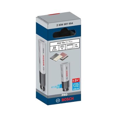 Serra Copo Pro Tile Power Change Plus com Revestimento Diamantado 22MM Bivolt Bosch