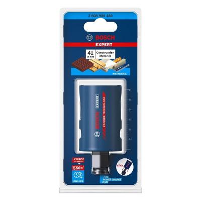 Serra Copo Expert Construction Material 41MM com Tecnologia Carbide e Ranho em Formato de Gota Bosch