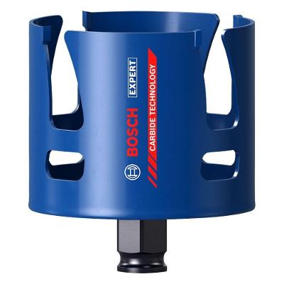 Serra Copo Expert Construction Material 76MM com Sistema Power Change e Adaptador Bivolt Bosch