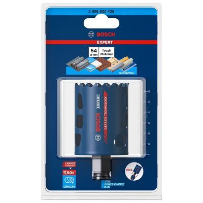Serra Copo Expert Tough Material 54X60MM para Corte em Madeira Metal e PVC Bosch