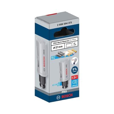 Serra Copo Multi Material Power Change Plus 27mm com Cortes Precisos Bimetálico 27MM Bosch