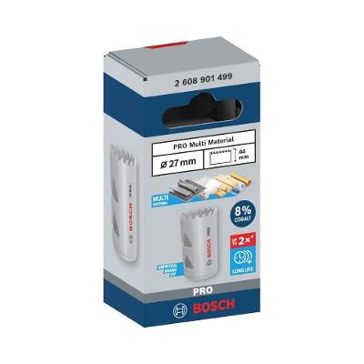 Serra Copo Pro Multi Material Cobalto 27MM com Alta Durabilidade Bivolt Bosch