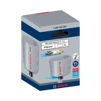 Serra Copo Pro Multi Material Power Change Plus 60MM com Troca Rápida e Corte Preciso 60MM Bosch