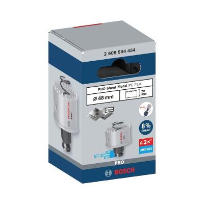 Serra Copo Pro Sheet Metal Power Change Plus 48MM para Cortes em Chapas com Troca Rápida Bosch
