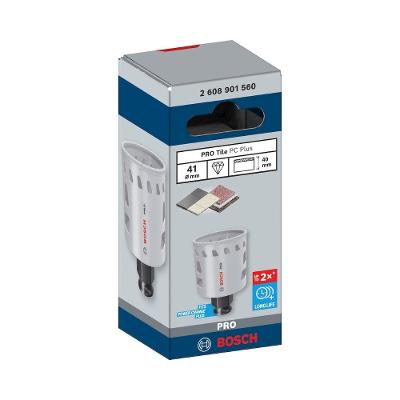 Serra Copo Pro Tile Power Change Plus 41MM com Revestimento de Diamante 1 Unidade Bosch