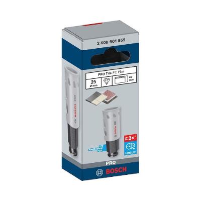Serra Copo Pro Tile Power Change Plus 25MM com Revestimento de Diamante 25MM Bosch