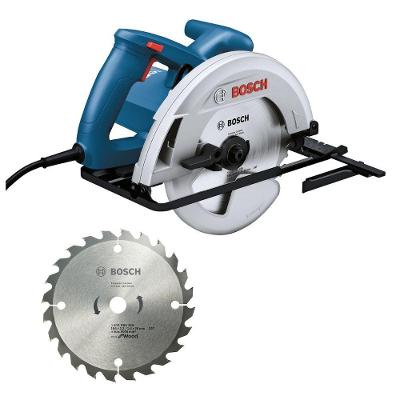 Serra Circular GKS 130 com Motor 1300W Proteção Contra Poeira Preto Bosch