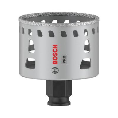 Serra Copo Pro Tile Power Change Plus Cortes Precisos Revestimento de Diamante 60MM Broca Guia Bosch
