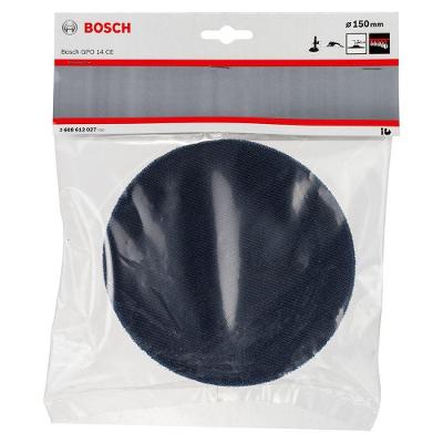 Prato Autoaderente para Polidora 150mm com Porca M14 Preto Bosch