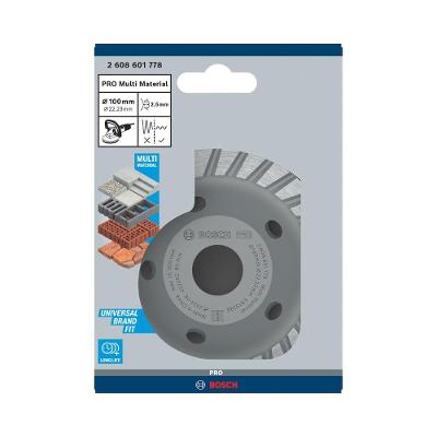 Prato Diamantado Pro Multi Material Turbo 100x22,23mm com Design Inovador e Balanceamento Preciso