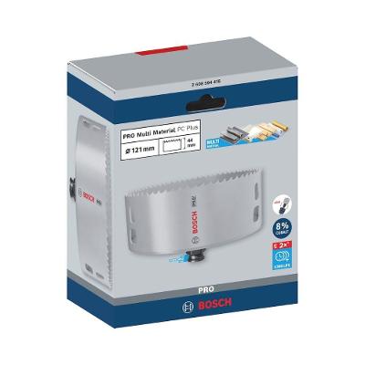 Serra Copo Bosch Pro Multi Material Power Change Plus 121MM com Corte Preciso em Múltiplos Materiais