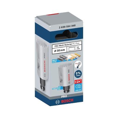 Serra Copo Bosch Pro Multi Material Power Change Plus 38MM com Cortes Precisos