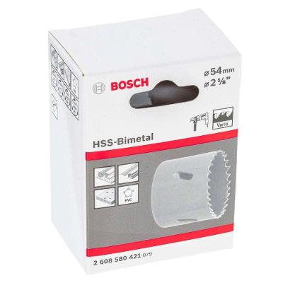 Serra Copo Eco 54MM com Dentes Vario para Cortes Precisos Bimetal HSS Bosch