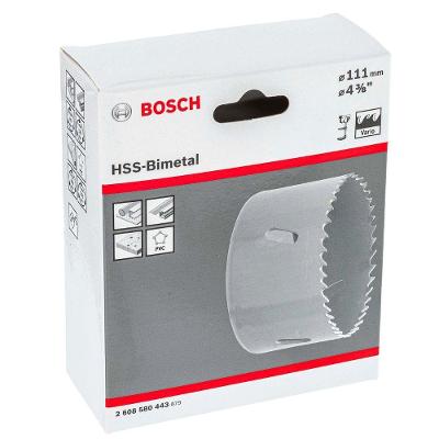 Serra Copo Eco 111MM com Dentes Vario para Cortes Precisos Aço Bimetal HSS Bosch
