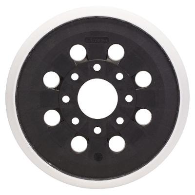 Prato para Lixadeira Excêntrica Semiduro 125mm Fixação Autoaderente Cinza Bosch