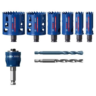 Serra Copo Expert Tough Material 22 a 68mm com Tecnologia TCT e Suporte Power Change Plus Bosch
