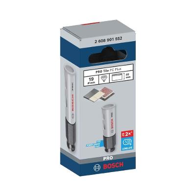 Serra Copo Pro Tile Power Change Plus com Revestimento de Diamante 19MM Bivolt Bosch