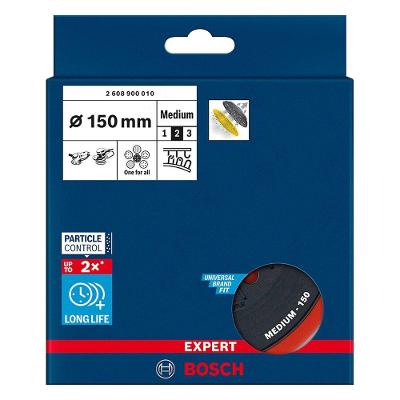 Prato Autoaderente Expert 150mm Dureza Média Multi-Perfurado GEX 40-50 Bosch