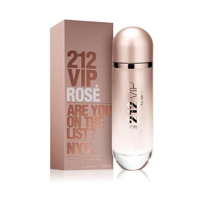 Perfume Feminino 212 Vip Rosé Eau de Parfum Amadeirado Floral Frutal 125ML Carolina Herrera