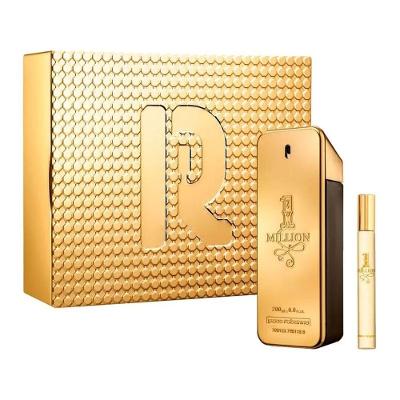 Kit Perfume 1 Million Masculino Eau de Toilette Amadeirado Especiarado 200ML Paco Rabanne