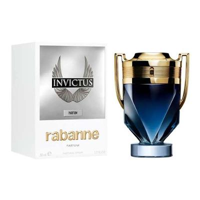 Perfume Invictus Paco Rabanne Masculino Eau de Parfum Aromático Amadeirado 50ML