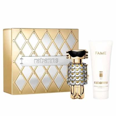 Kit Perfume e Body Lotion Fame Paco Rabanne Eau de Parfum Feminino 80ML + 100ML