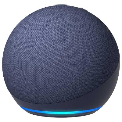 Caixa de Som Amazon Echo Dot 5 Geração com Alexa Bluetooth Driver de 1.6 Azul
