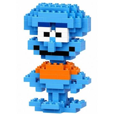 Mini Blocos de Montar W2601-46 145 Peças Colecionável Azul Make Life